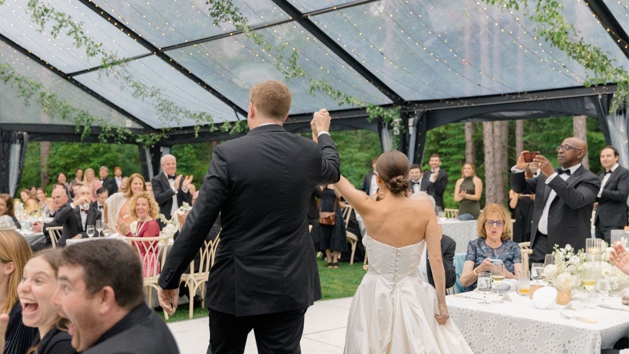 Emi & Will | Coastal Modern Tented Wedding at Hidden Pond in Kennebunkport, Maine
