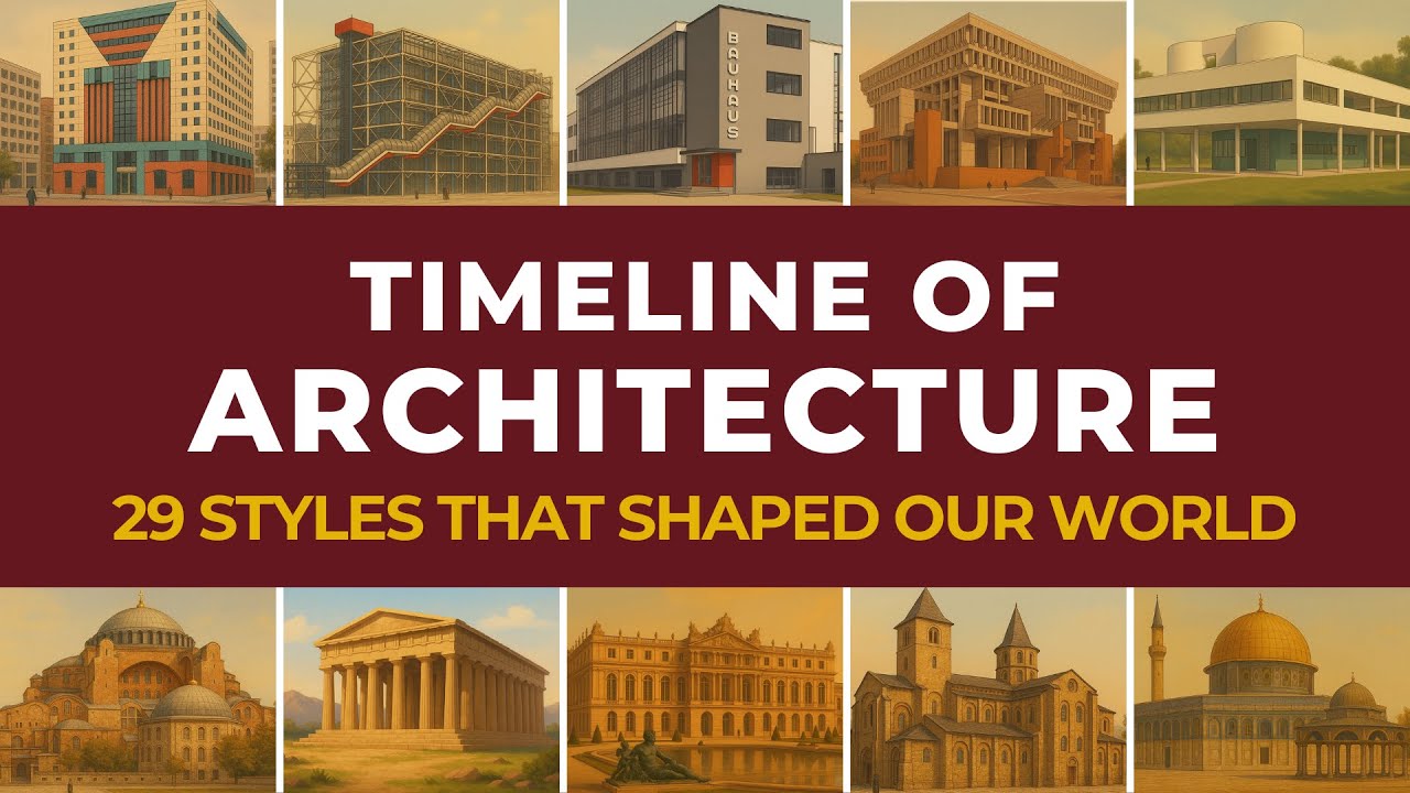 Timeline of Architecture: 29 Styles That Shaped Our World (From Prehistoric to Future Cities)