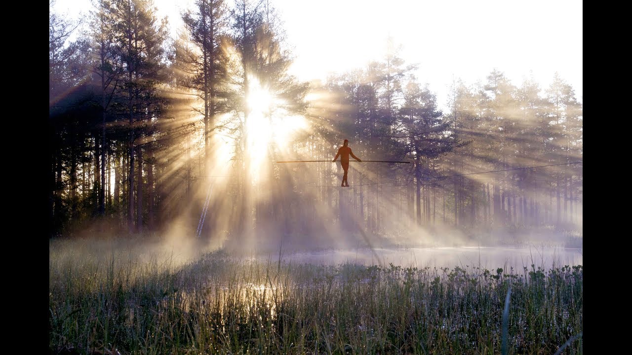 Extremely beautiful balance in sunrise - turn up the sound!