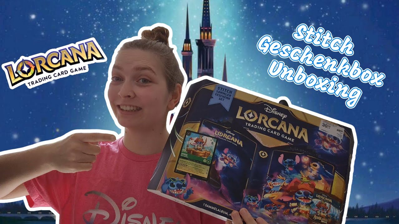 Wir ÖFFNEN die STITCH Geschenkbox 🎁 | Disney Lorcana Unboxing