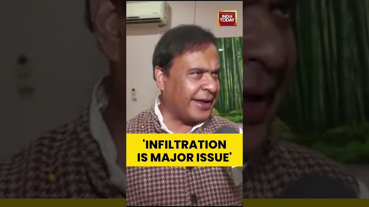 Himanta Biswa Sarma Says Infiltration Is A Major Issue In Assam Elections |  Assembly Elections
