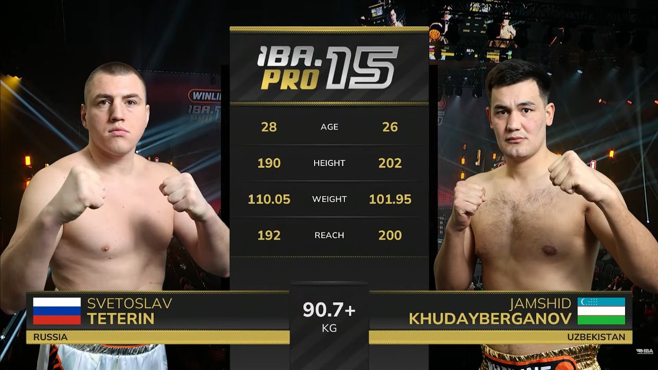 Svetoslav Teterin 🇷🇺 vs Jamshid Khudoyberganov 🇺🇿 | IBA.PRO 15 | March 12, 2026