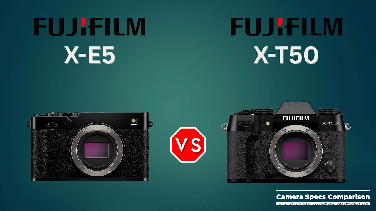 Fujifilm X-E5 vs Fujifilm X-T50 Side by Side Camera Specs Comparison