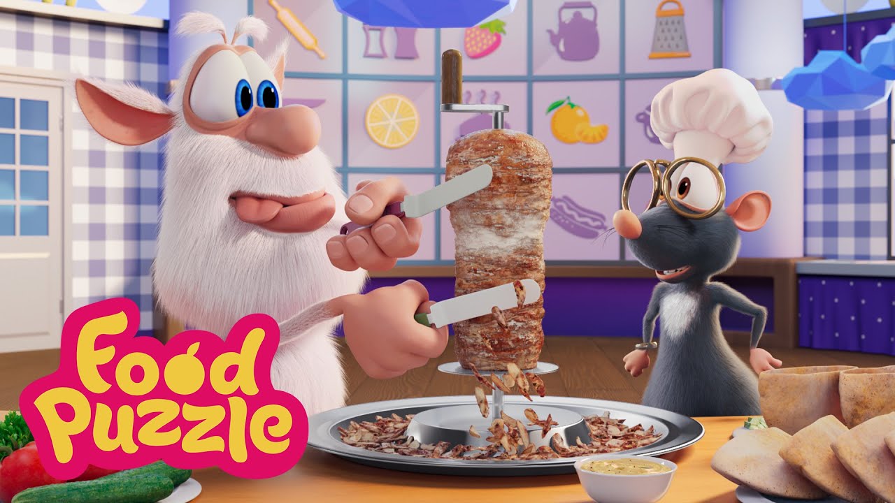 👀⭐️ Shawarma Boats | Booba | Cartoons for Kids