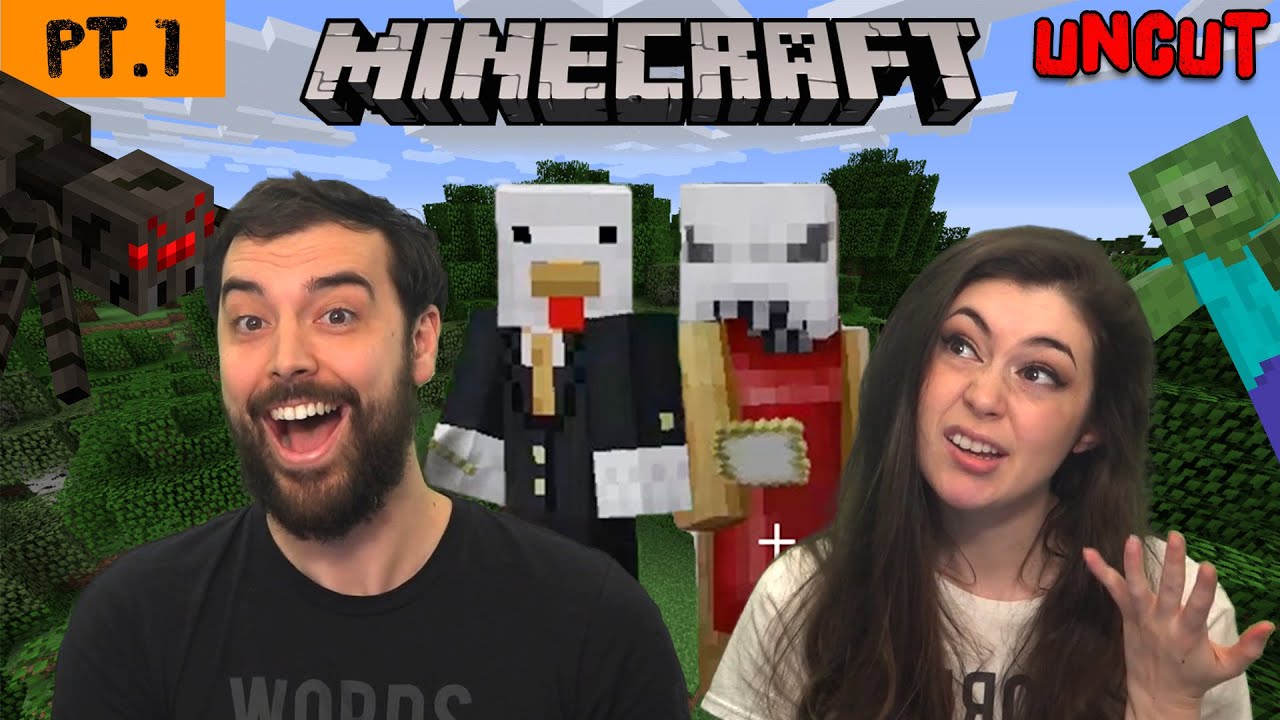 Minecraft pt.1 uncut let's play (after not playing for 8 years)