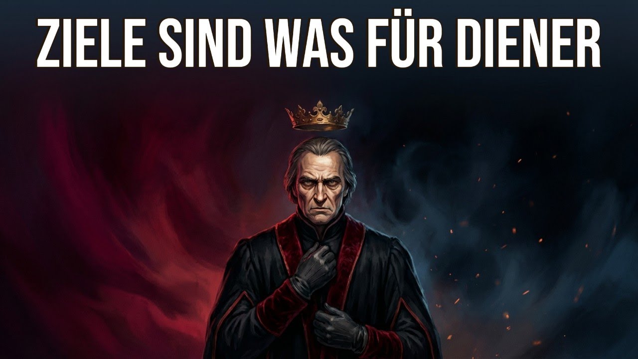 Lösch Deine „Ziele“. Mach Das Stattdessen (Machiavellis Methode)