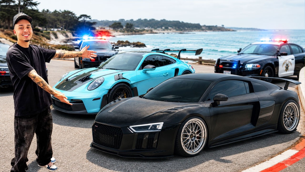 ПОЛИЦИИ НЕ ПОНРАВИЛИСЬ НАШИ СУПЕРКАРЫ НА CAR WEEK...