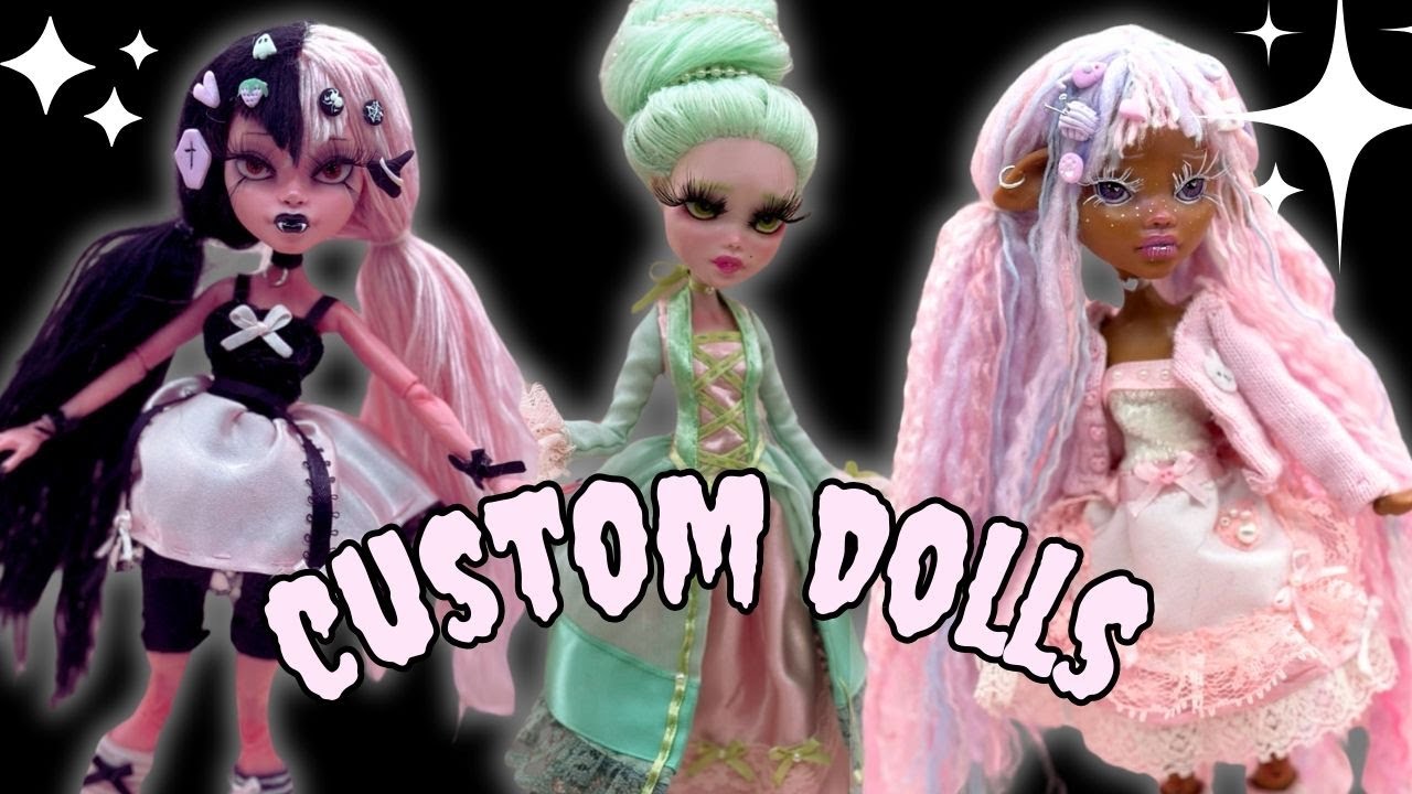 Встречайте моих последних OOAK-кукол! 🎀