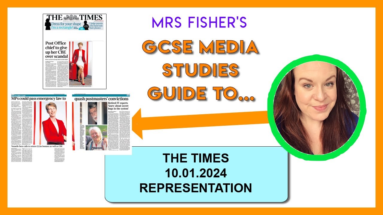 GCSE Media - The Times 10.01.24 - Representation