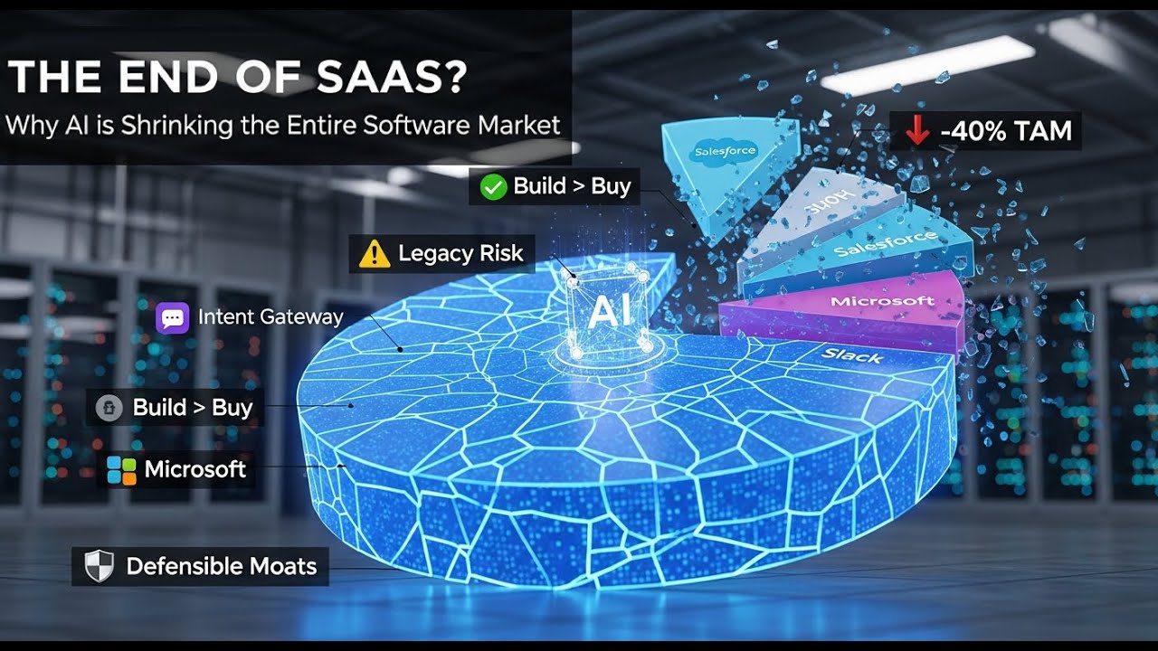 The End of SaaS? Why AI is Shrinking the Entire Software Market