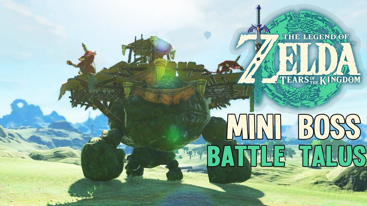 Battle Talus - Full Mini Boss Fight [TOTK]