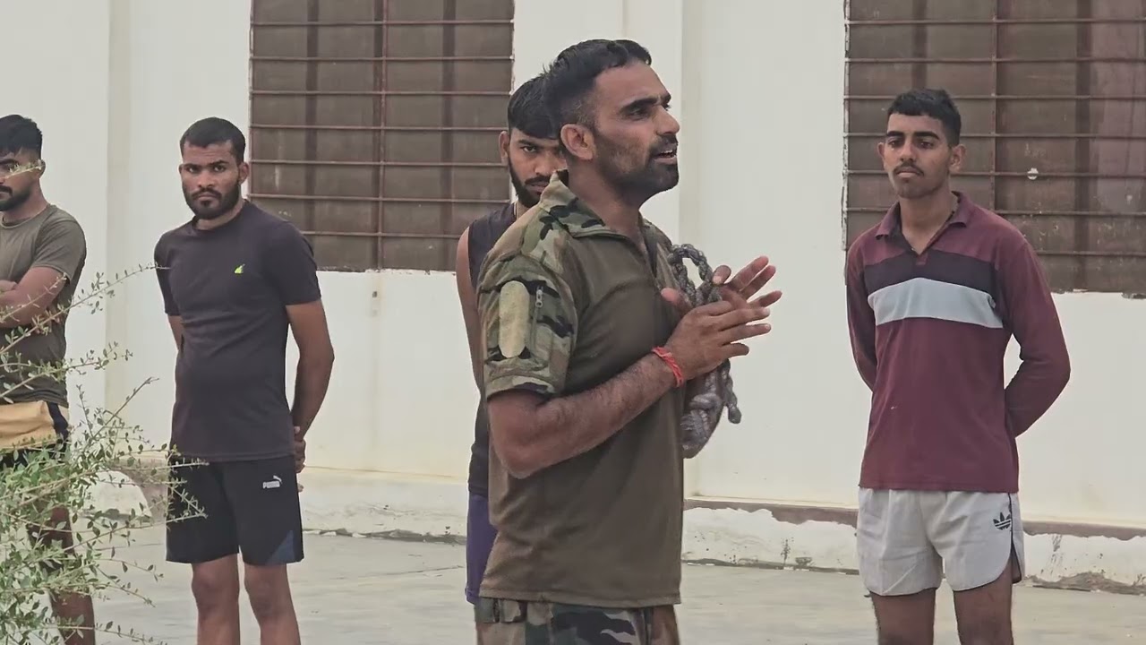 SPG Commmando Ramkishan FOJI be Army SSC ki tyari karne wale Bacho ko motivate kiya 