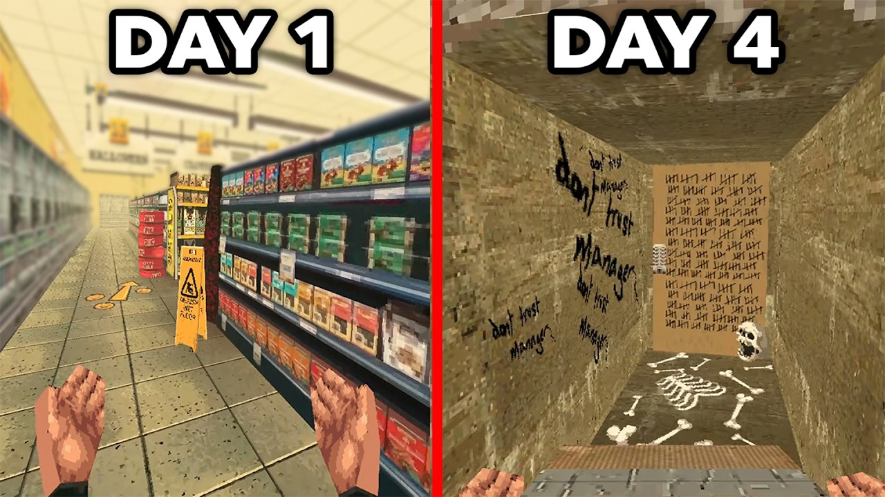 supermarket simulator, but it's a horror game | Night of the Consumers
