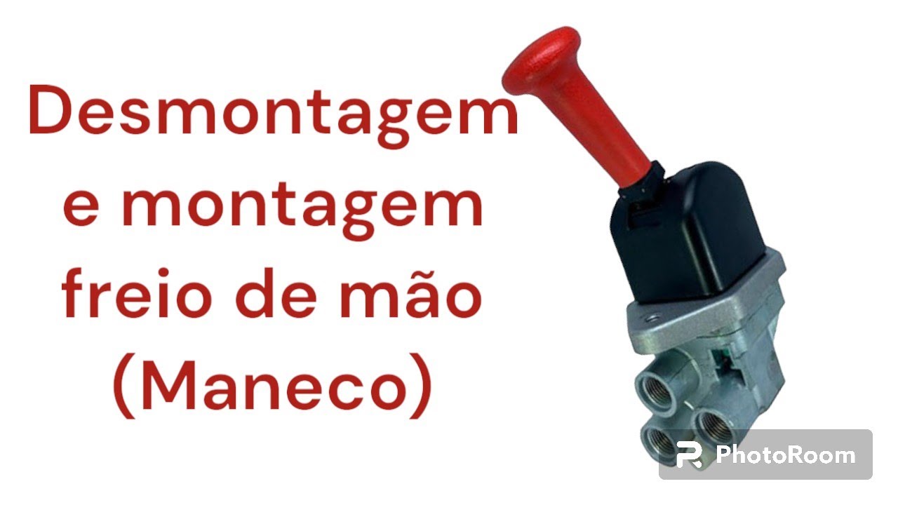desmontagem e montagem reparo freio de mão ( manete)