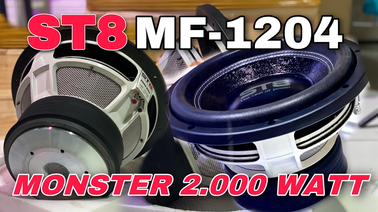 12inch SPEK GILA..‼️ST8 MF1204// SUPER SUBWOOFER KENCENG HOREG