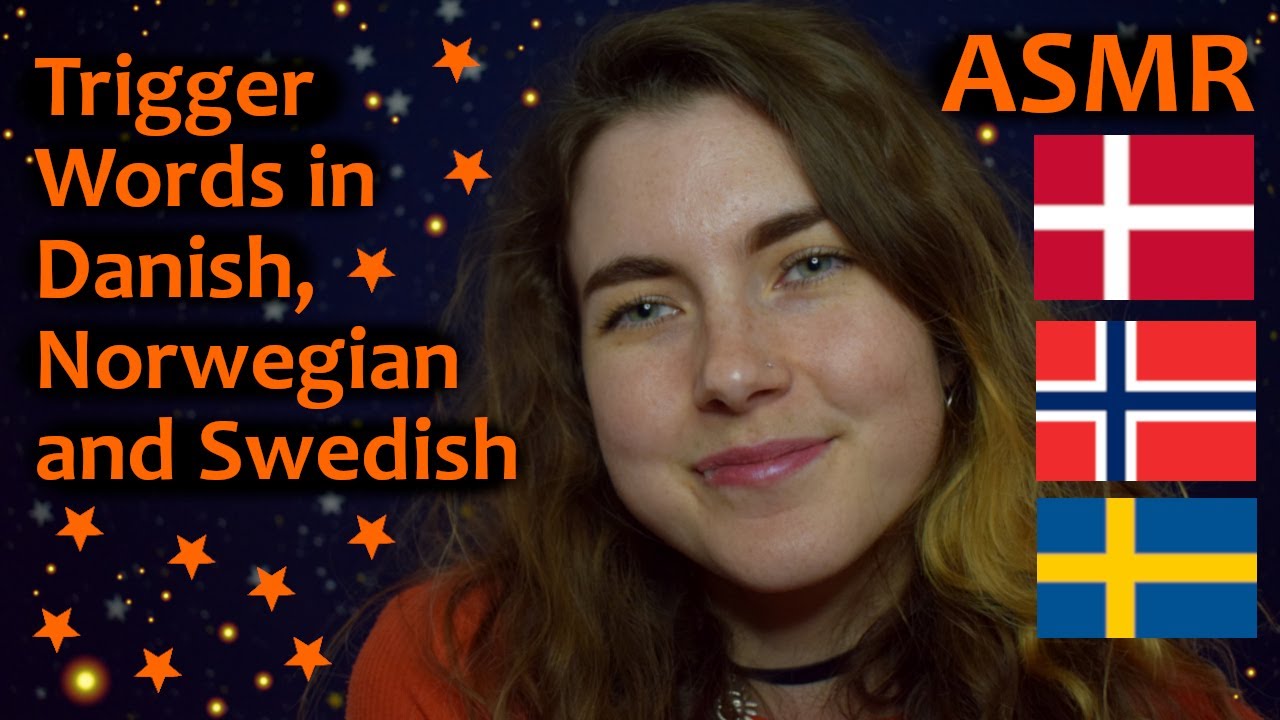 ASMR: Trigger Words In Danish, Norwegian and Swedish [Whispered] [Fluffy Mic Cover]