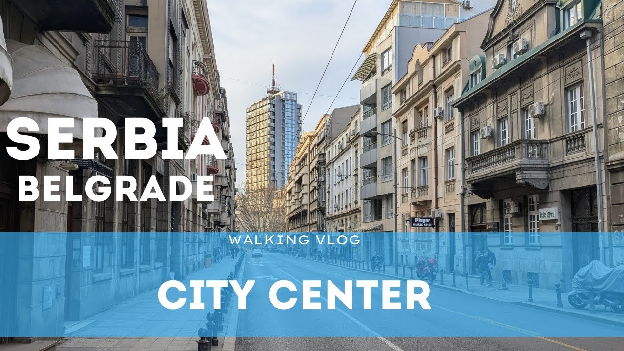 The center of the European city as it is - Belgrade, Serbia - Feb 2026