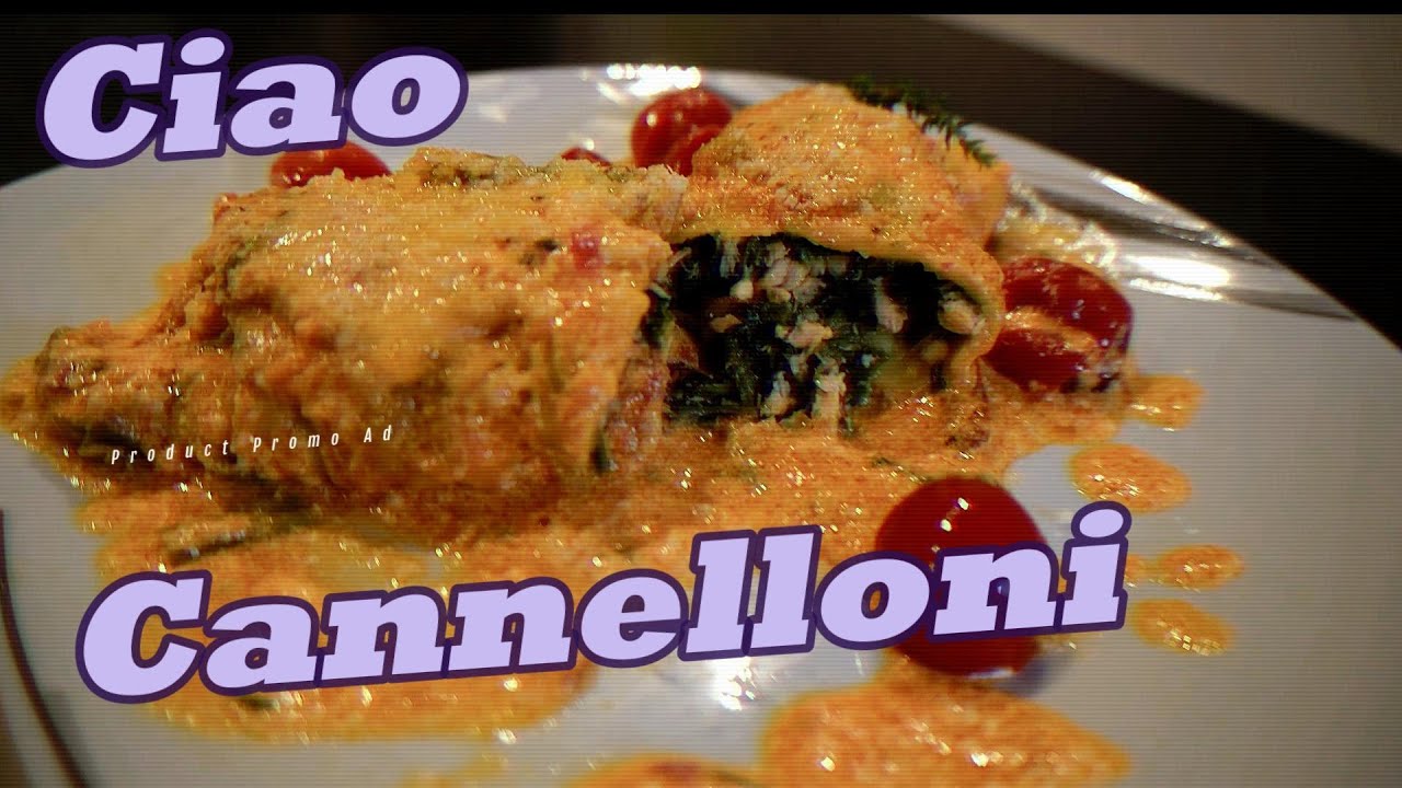 How to make homemade cannelloni - Demo