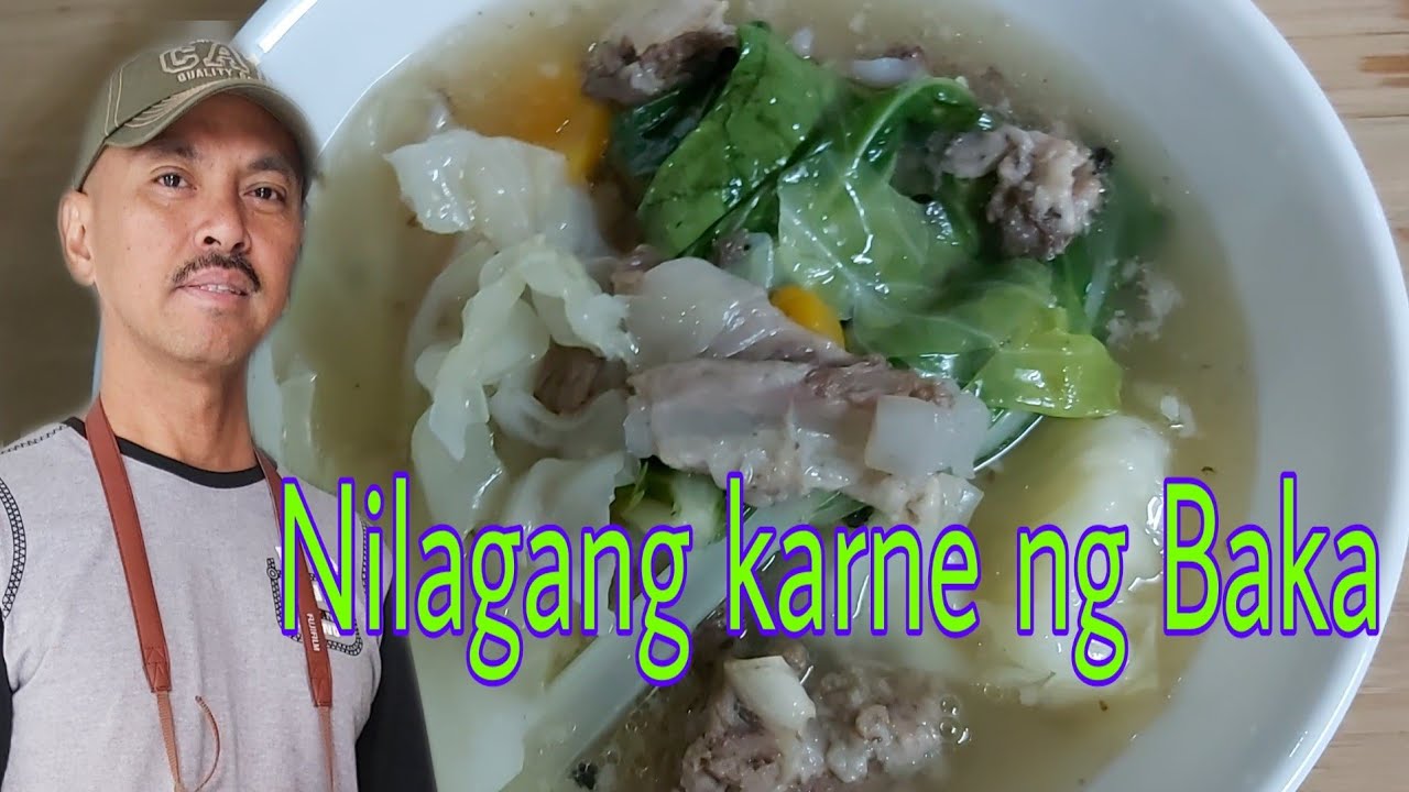 nilagang karne ng baka