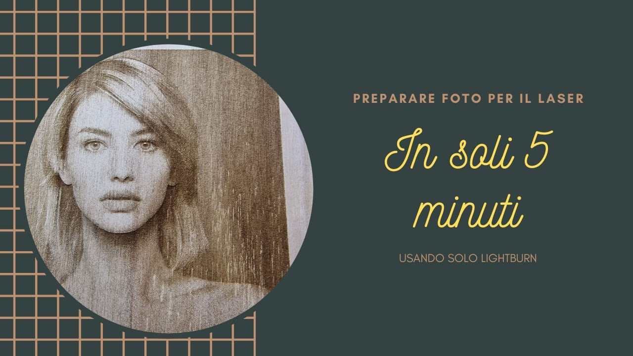 Incidere foto con Lightburn