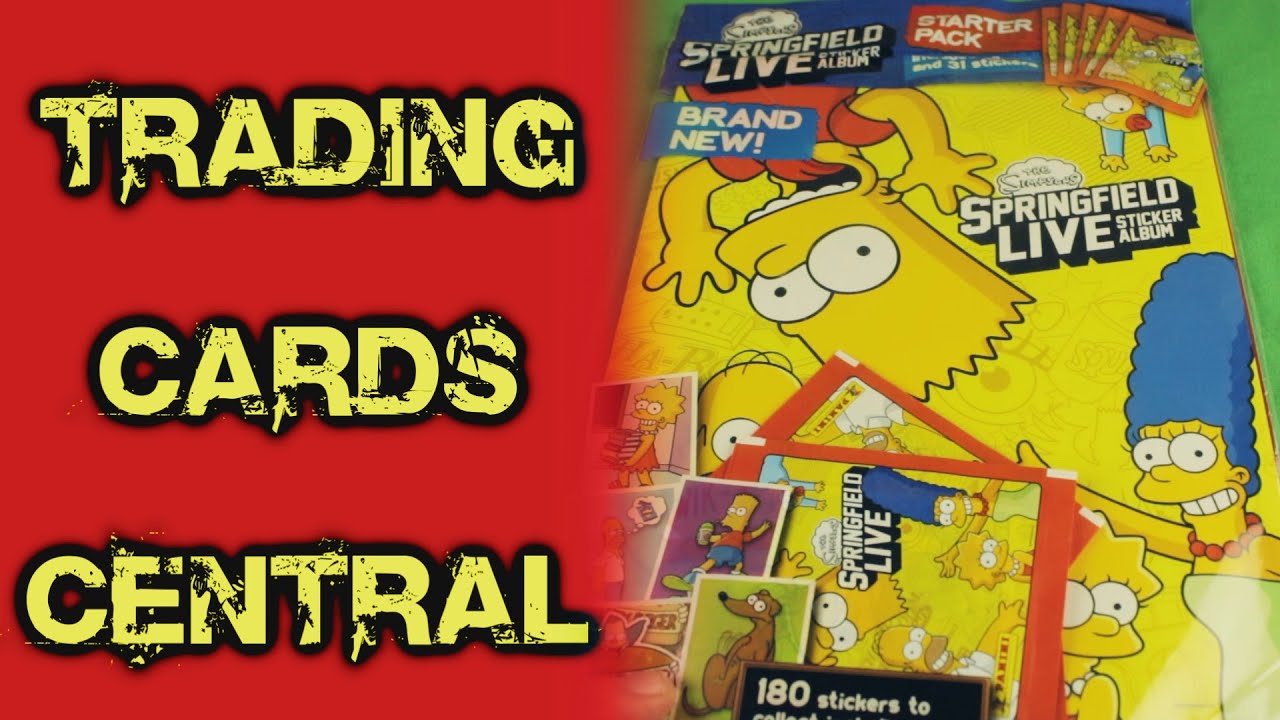THE SIMPSONS: SPRINGFIELD LIVE STICKER ALBUM | TRADING CARDS CENTRAL