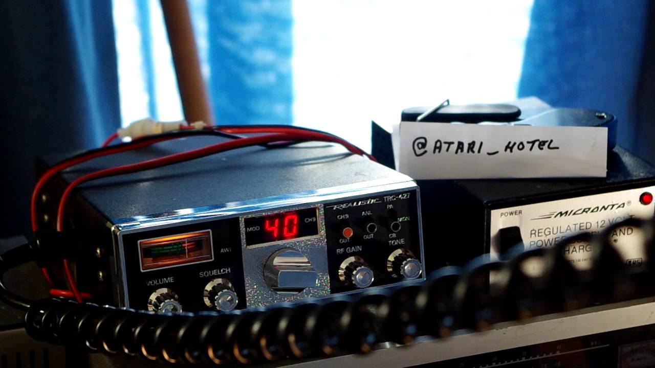 Radio Shack REALISTIC TRC-427 CB Radio review and demo