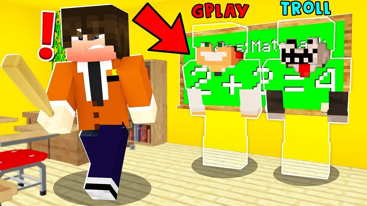 GPLAY TROLLUJE NAUCZYCIELA W SZKOLE W MINECRAFT?!