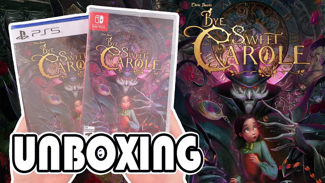 Распаковка игры Bye Sweet Carole (PS5/Switch).