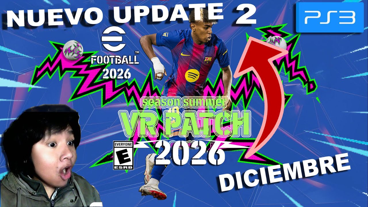 NUEVA ACTUALIZACION PARA VR PATCH eFootball 2026 PS3 🎮❤️