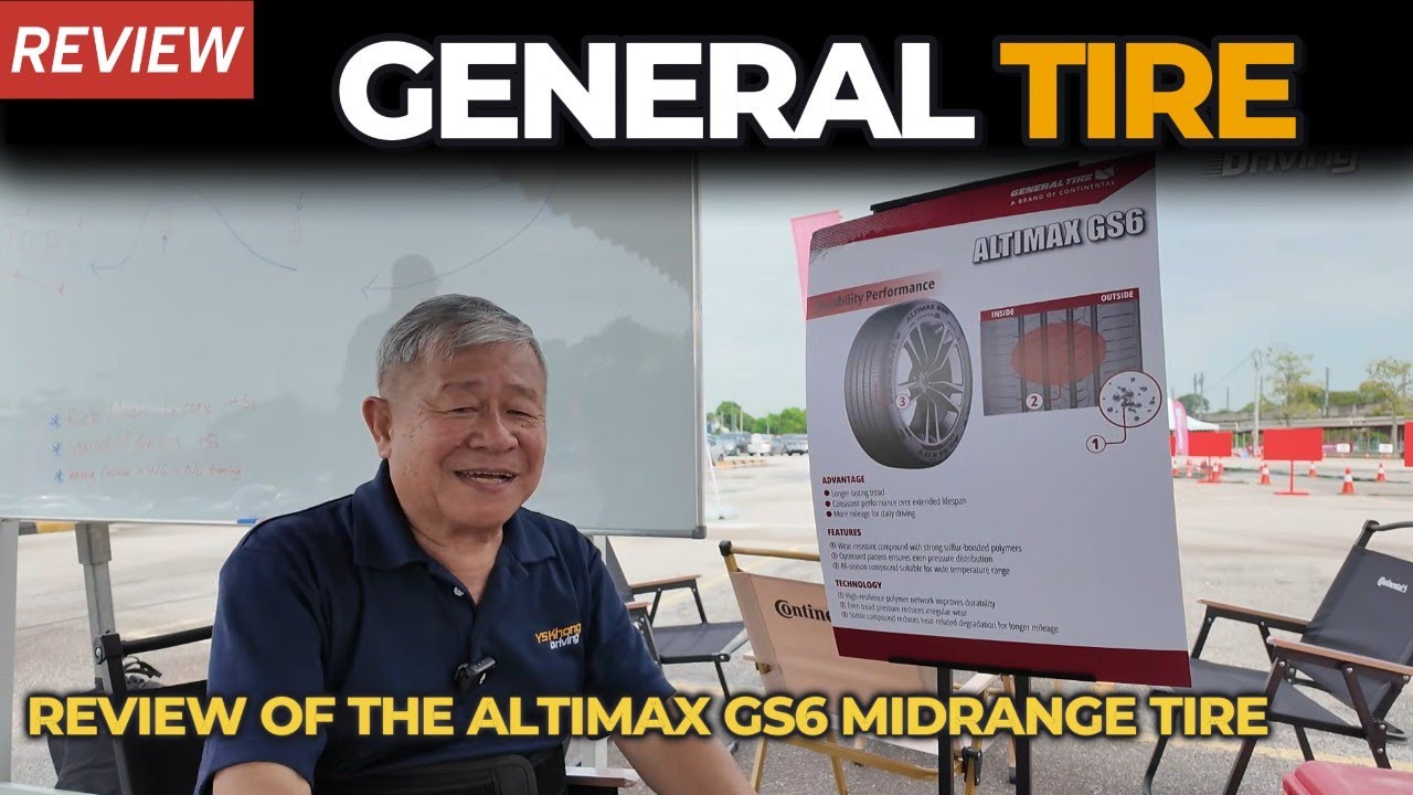 Шины General Tyres Altimax GS6 &mdash; обзор и тест шины среднего класса | YS Khong Driving