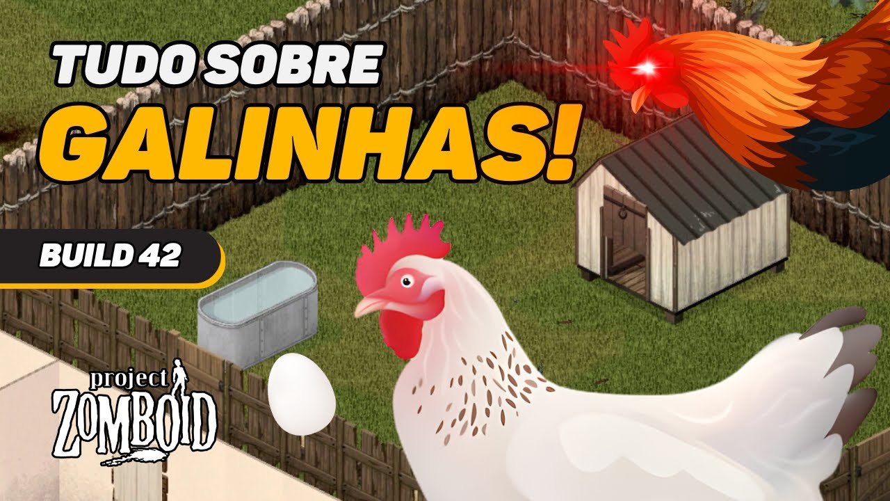 Como cuidar das galinhas e do galinheiro no Project Zomboid - Build 42 [PT/BR]
