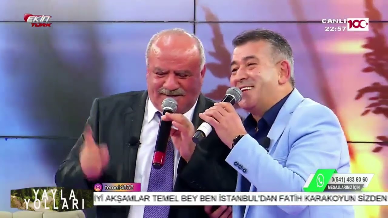 Temel Kaya Davut Şahin Düet Yöre Uzun Hava&İbrahim Şeyhin Muhtarı Ekin Tv 8 12 2023