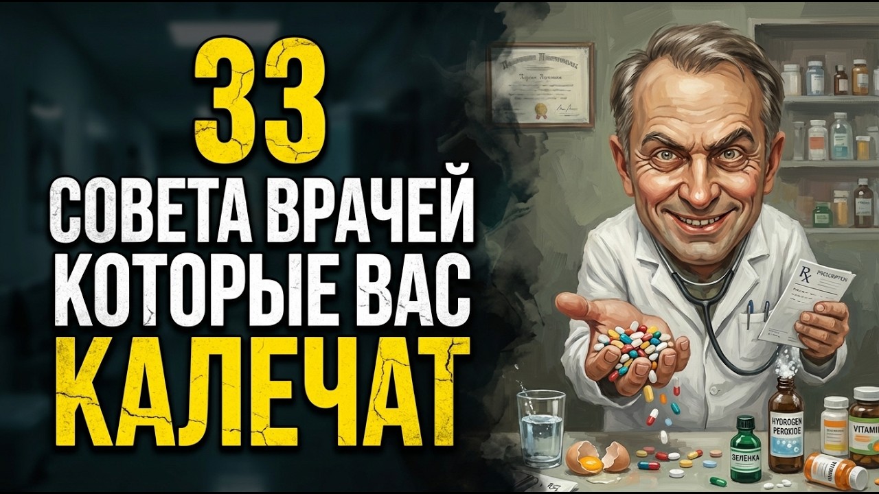 33 “полезных” совета врачей, которые на самом деле КАЛЕЧАТ ваше здоровье