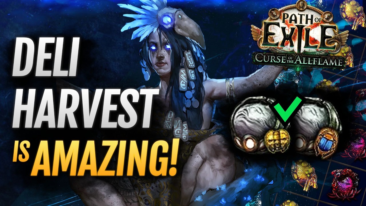 [PoE 3.29] How I Farm My Divines - HARVEST + Delirium Strategy Guide + Atlas Tree - Path of Exile