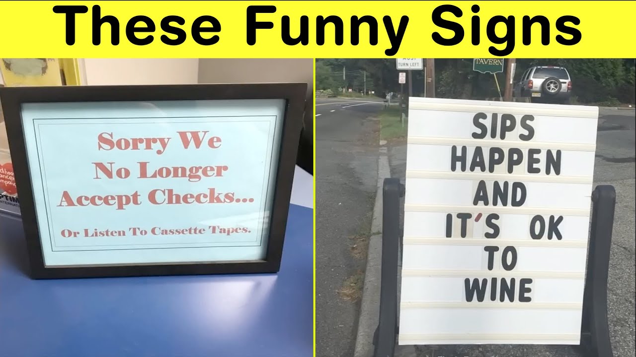 These Funny Signs Are So Bad, They're Genius! 💡🤣 || Happy Panda