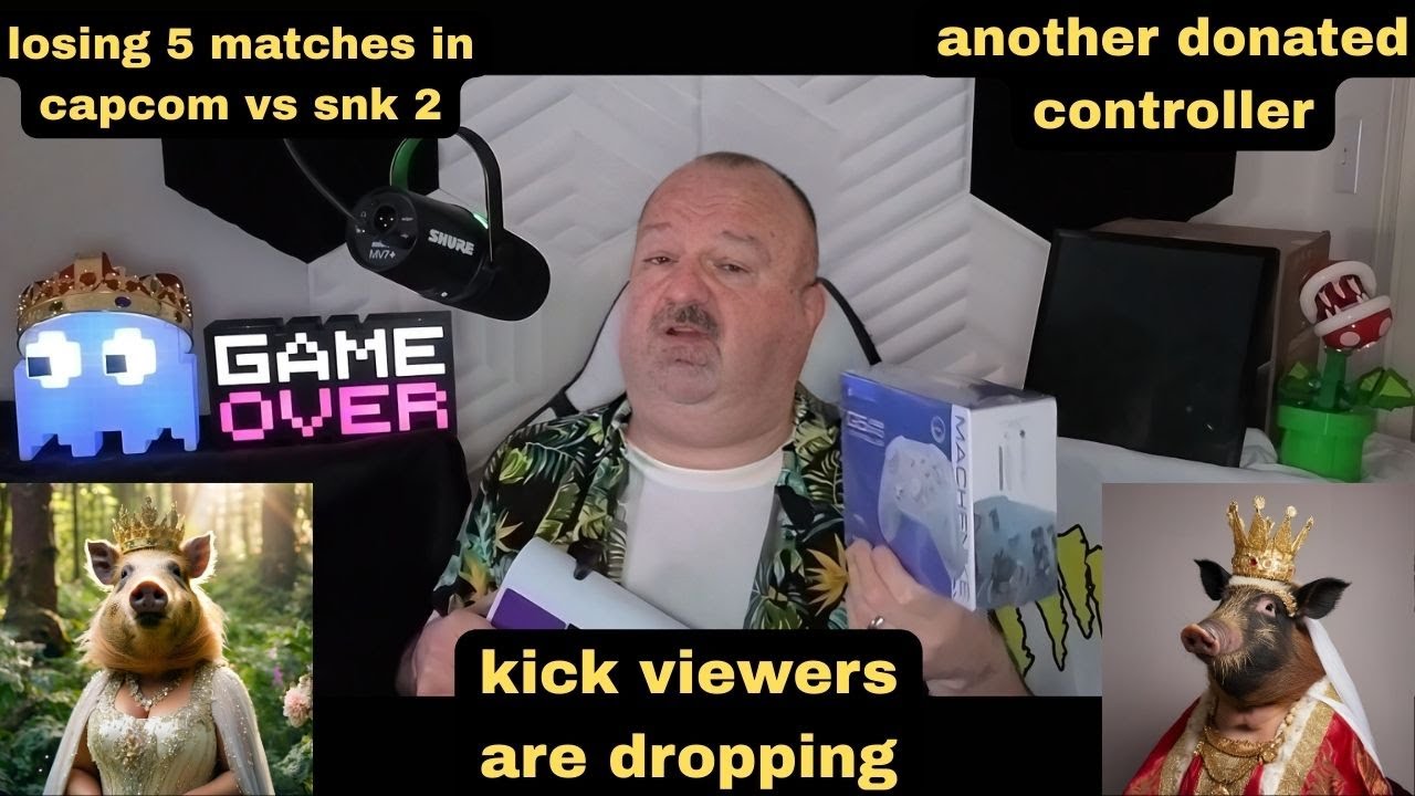 DsP--kick viewers are dropping--losing 5 matches in capcom vs snk 2 + another donated controller