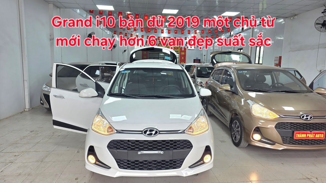 🦄🏆 Grand i10 bản đủ 2019 một chủ từ mới chạy hơn 6 vạn suất sắc | Grand i10 2019 nâu cafe 0913633466