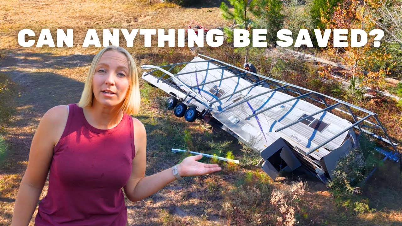 We Demolished an RV On Our Abandoned Homestead