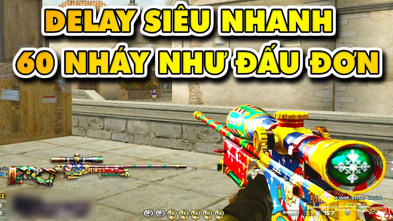 ☆ Awm xmas 2021 - Delay cực nhanh và trận đấu 60 nháy như đấu đơn -  Tú Lê