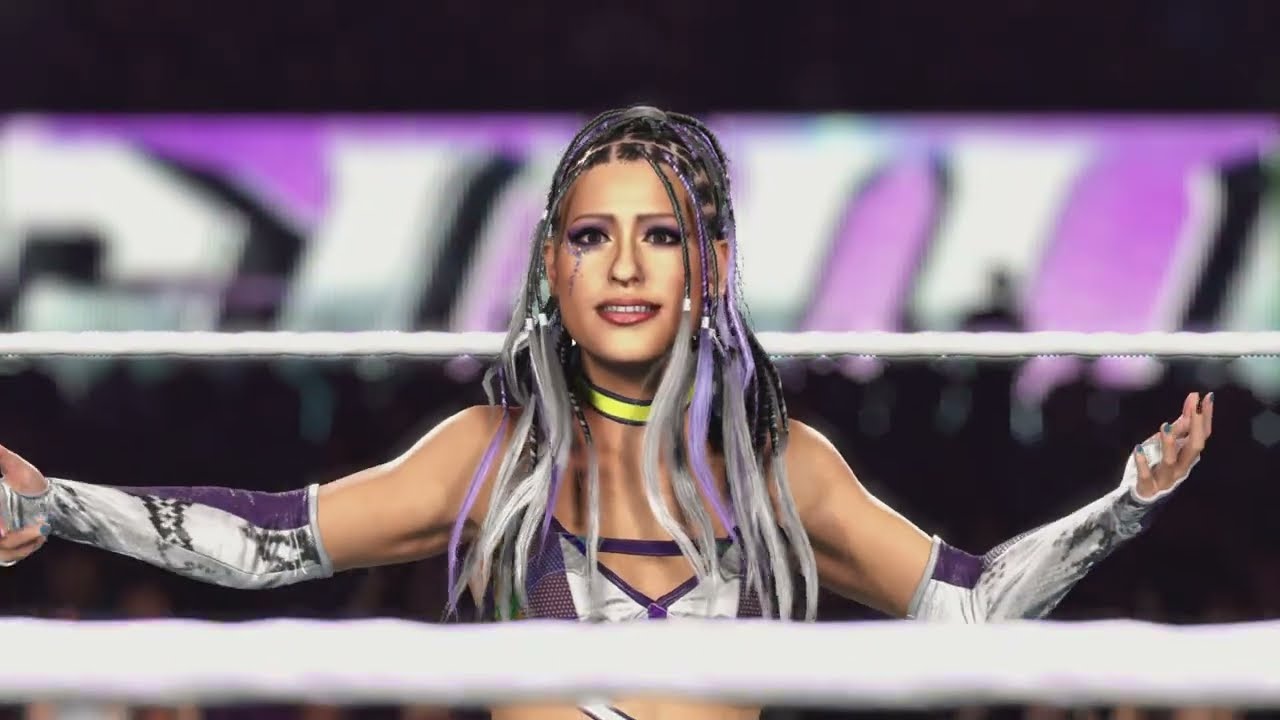 WWE 2K26 Night of Champions Stephanie Vaquer 🆚 Giulia Women's United States Championship Match 