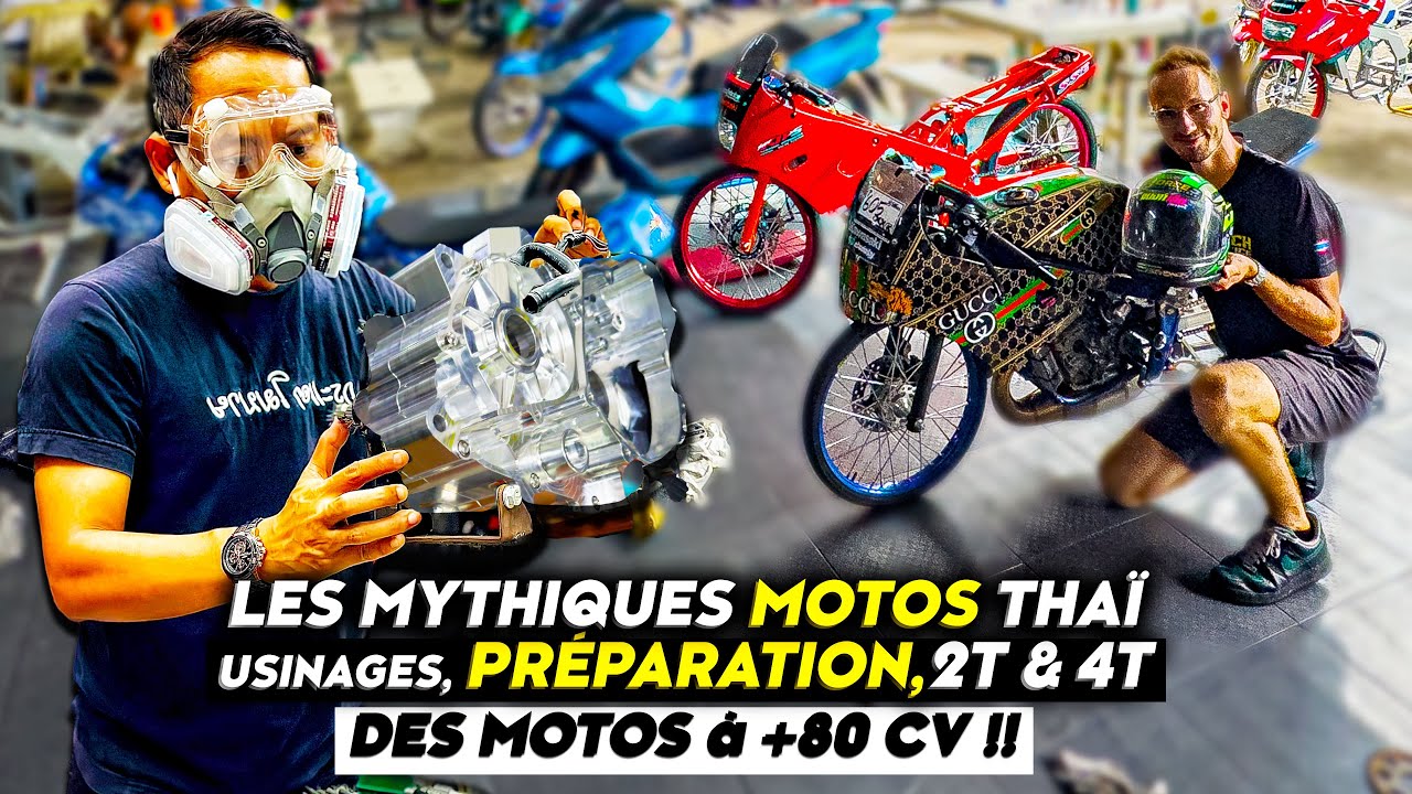 JUMPHOL : LE PRÉPARATEUR MOTO N°1 en THAÏLANDE (Prototype, 100% CNC, prépa méthanol..)