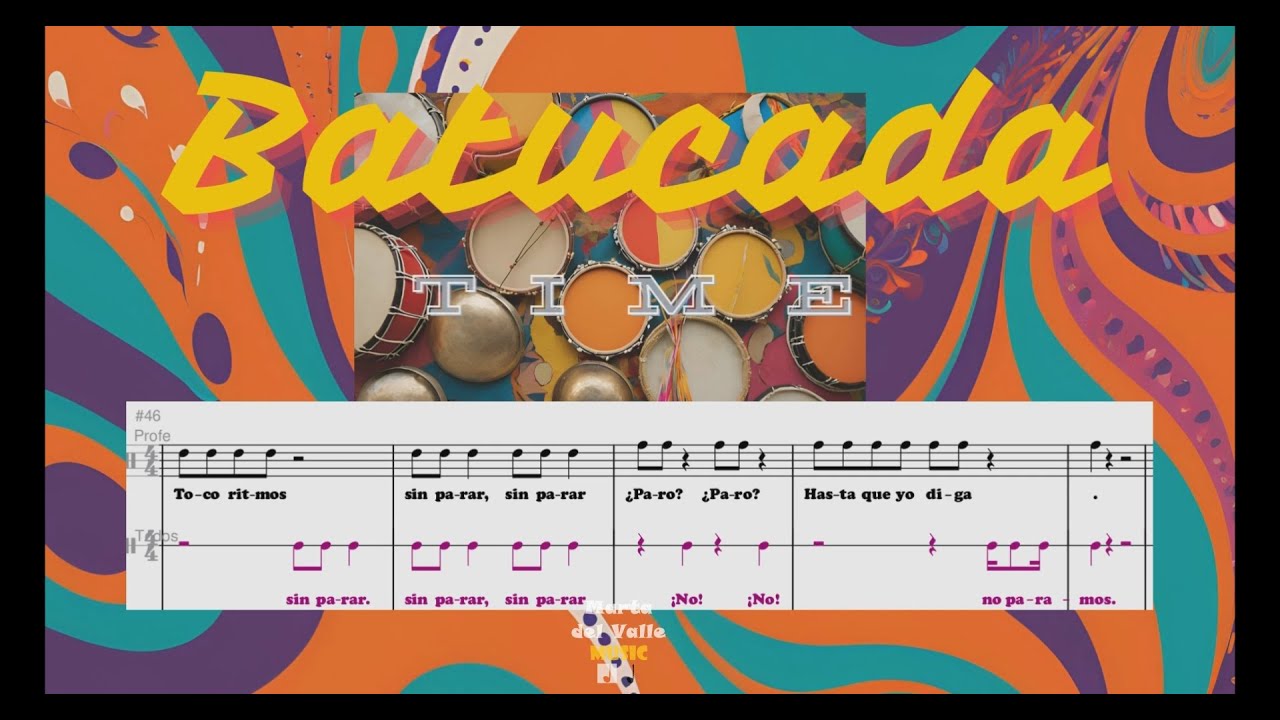 BATUCADA FÁCIL. Easy TUTORIAL. ¡Toca esta batucada!
