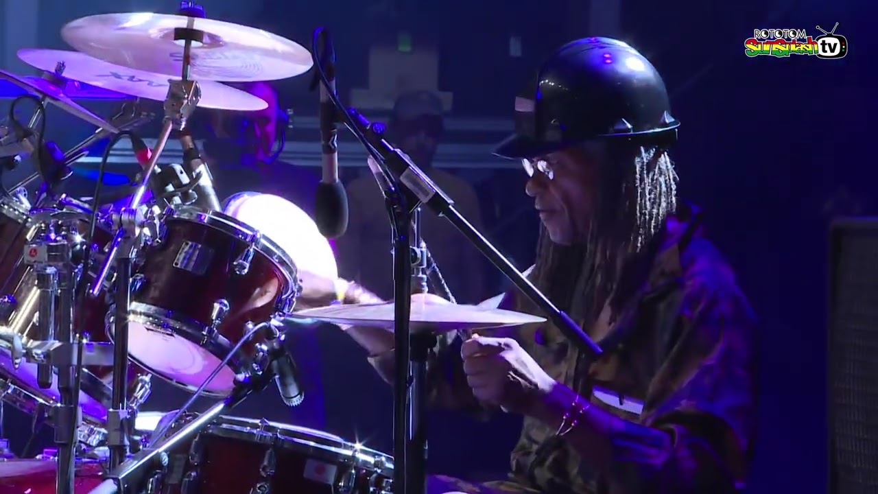 Sly Dunbar incredible drum solo live @ Rototom Sunsplash 2018