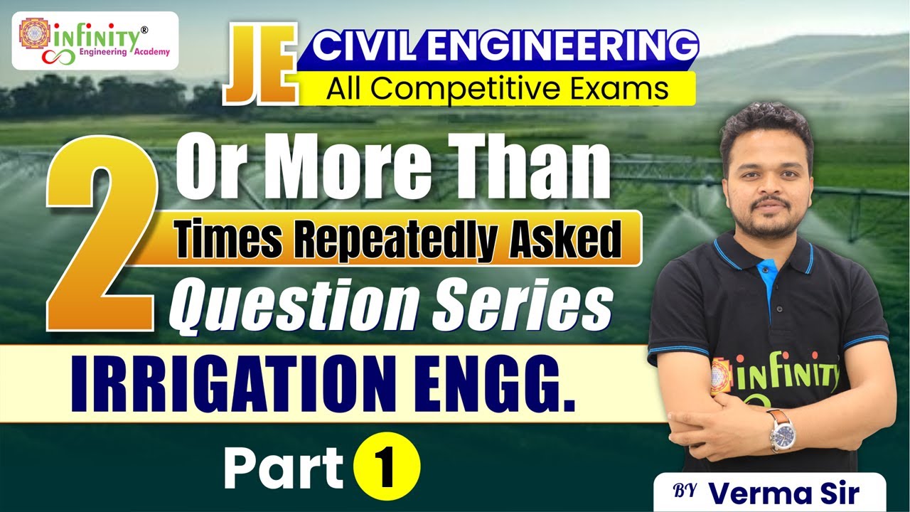irrigation engineering | part 01 |  more than 2 times repeated questions | civil engineering exams