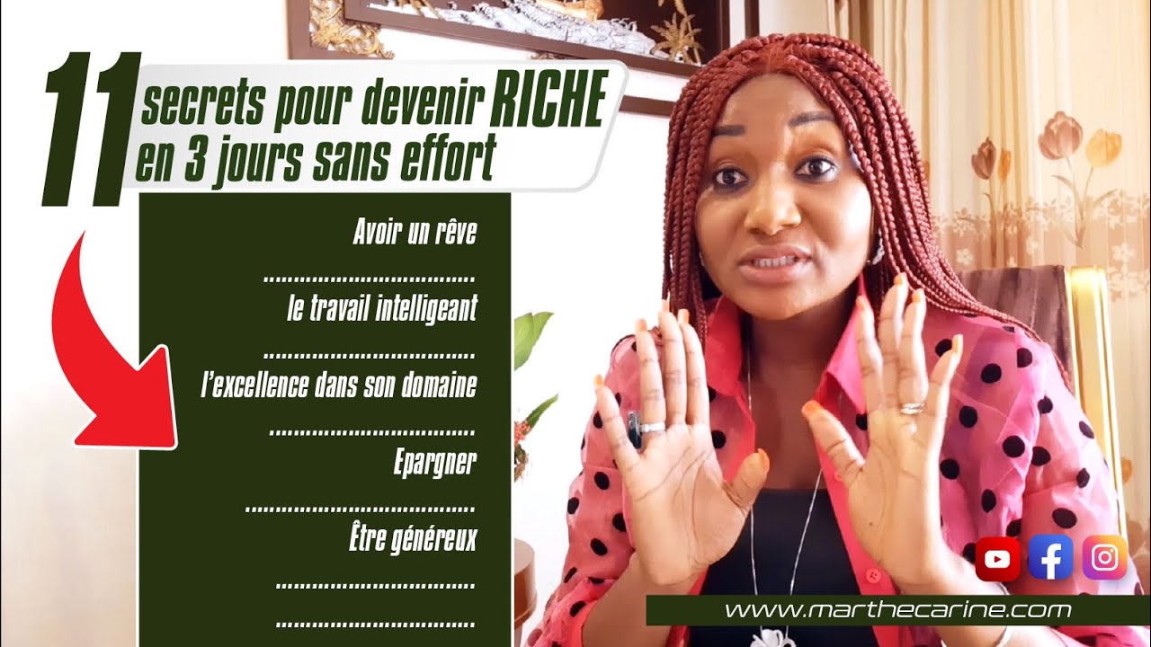 11 secrets pour devenir RICHE rapidement