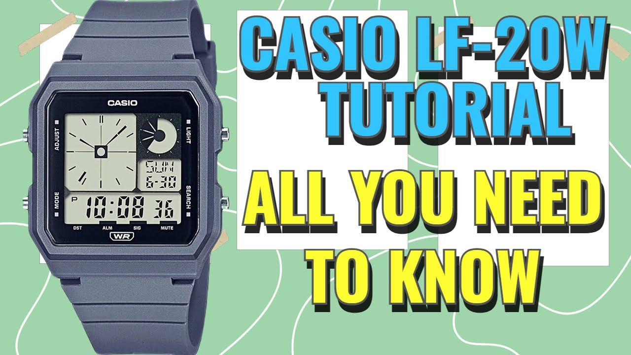 Учебное пособие по модулю Casio LF-20W 3551