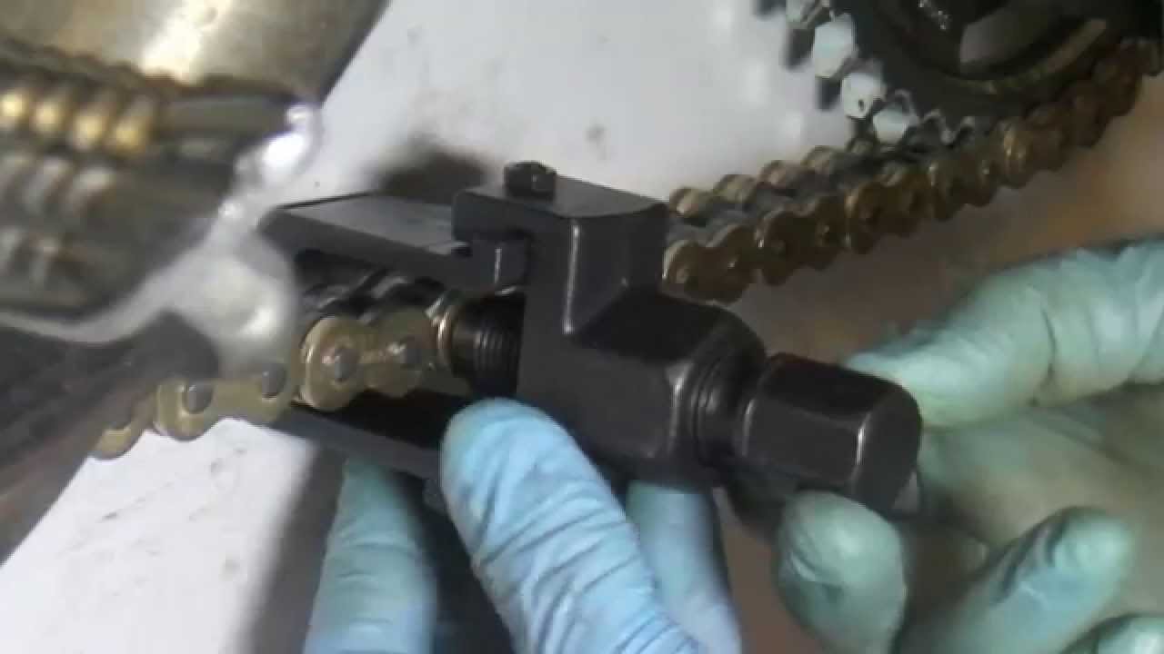 DID chain install sideplate riveting part 2