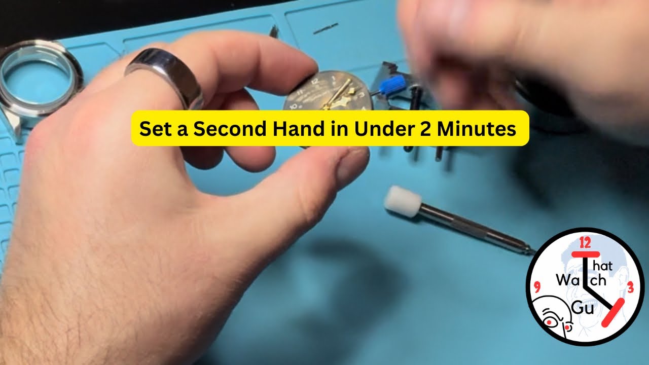 Install a Watch Second Hand in Under 2 Minutes (Nailed It on the First Try!)