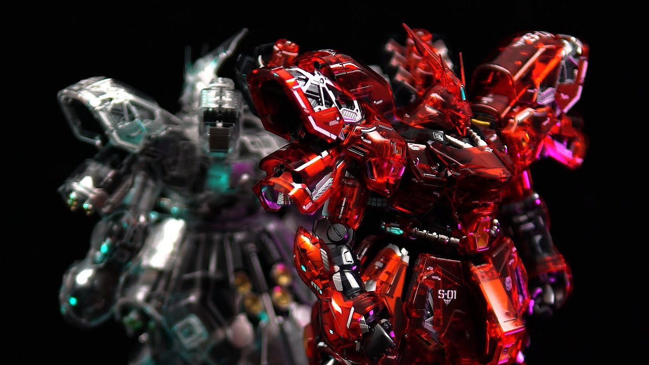 【Customized Build】“Clear Stars” 透明沙扎比   MG 1/100 Sazabi Ver.ka Color Clear&mechanical Clear