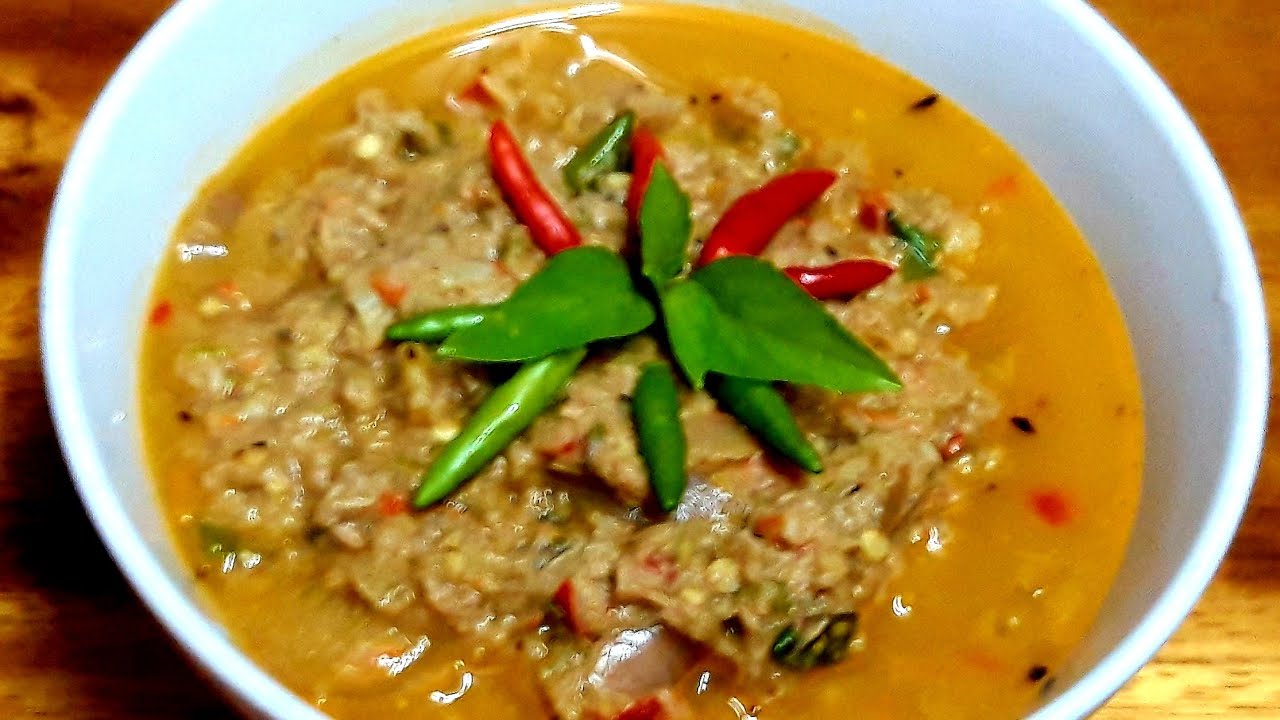 สูตรน้ำพริกปลาทูน่าผัดรสเด็ด#กินกับปู